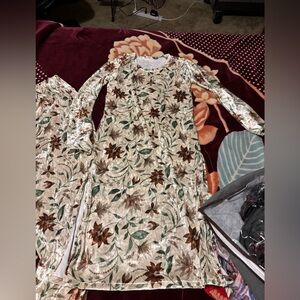 Crushed velvet shalwar khameez size medium